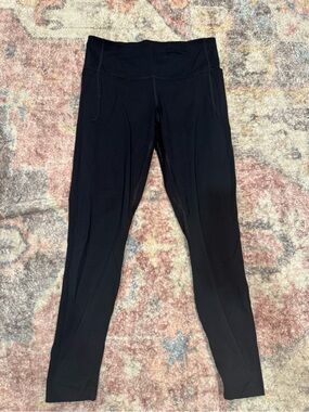 Under Armour Black High-Rise Fitted Pocket Leggings Size Large